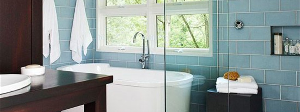 6620e3a98345371cc627ab6b22d5a67b.jpg glass wall tile wood look tile floor bathroom