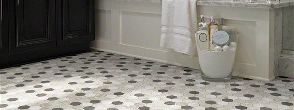 boca hexagon tile floors by shaw bathroom